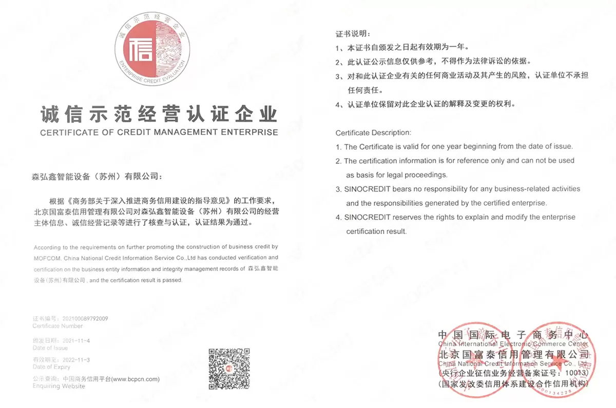 Integrity Demonstration Management Certification Enterprise